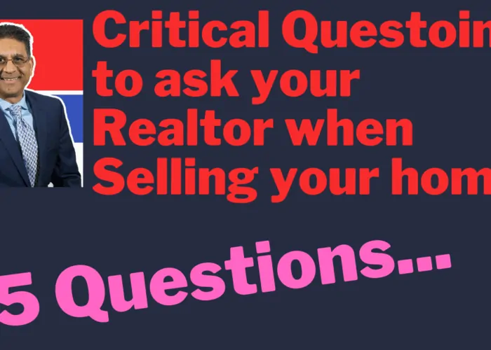 questions to ask your realtor when selling